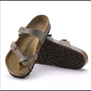 Birkenstock Mayari Sandals In Stone size 39